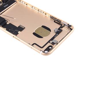 huismerk voor de iPhone 7 Plus batterij Back Cover Assembly met de kaart Tray(Gold)