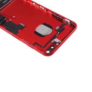 huismerk voor de iPhone 7 Plus batterij Back Cover Assembly met de kaart Tray(Red)