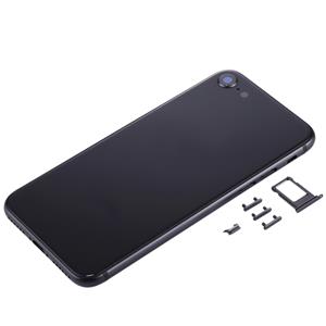 huismerk Terug huisvesting Cover voor iPhone 8 (zwart)