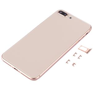 huismerk Terug huisvesting Cover voor iPhone 8 Plus (Rose Gold)