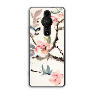 CaseCompany Japanse bloemen: Sony Xperia Pro-I Transparant Hoesje