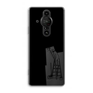 CaseCompany Musketon Painter: Sony Xperia Pro-I Transparant Hoesje