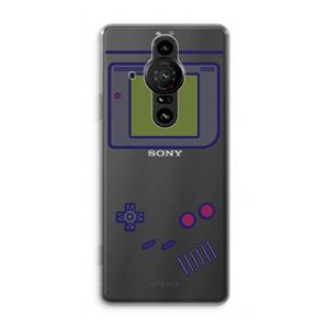 CaseCompany Game On: Sony Xperia Pro-I Transparant Hoesje