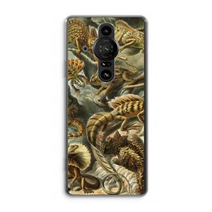 CaseCompany Haeckel Lacertilia: Sony Xperia Pro-I Transparant Hoesje