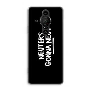 CaseCompany Neuters (zwart): Sony Xperia Pro-I Transparant Hoesje
