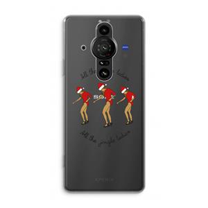 CaseCompany Jingle Ladies: Sony Xperia Pro-I Transparant Hoesje
