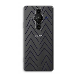 CaseCompany Marrakech Arrows: Sony Xperia Pro-I Transparant Hoesje