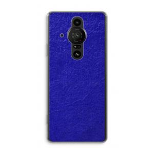 CaseCompany Majorelle Blue: Sony Xperia Pro-I Transparant Hoesje