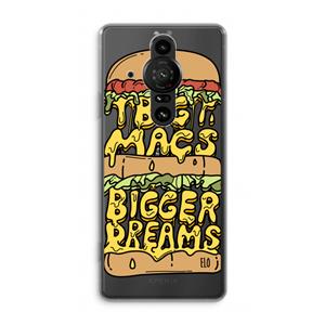 CaseCompany Big Macs Bigger Dreams: Sony Xperia Pro-I Transparant Hoesje
