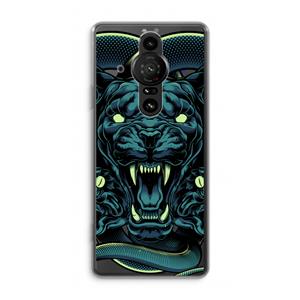 CaseCompany Cougar and Vipers: Sony Xperia Pro-I Transparant Hoesje