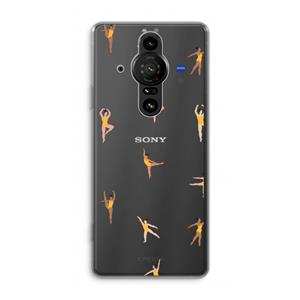 CaseCompany Dans #2: Sony Xperia Pro-I Transparant Hoesje