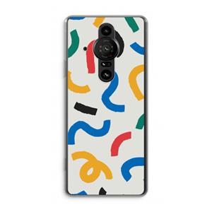 CaseCompany Illustratieve pop 2: Sony Xperia Pro-I Transparant Hoesje