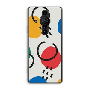 CaseCompany Illustratieve pop 3: Sony Xperia Pro-I Transparant Hoesje