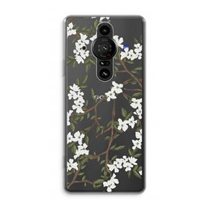 CaseCompany Blossoming spring: Sony Xperia Pro-I Transparant Hoesje