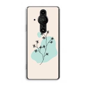 CaseCompany Love your petals: Sony Xperia Pro-I Transparant Hoesje