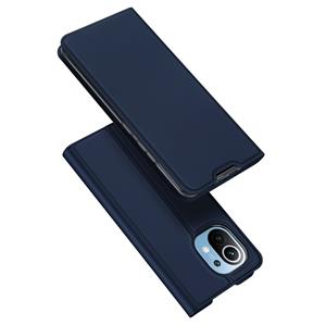 Dux Ducis Pro Serie Slim wallet hoes - Xiaomi Mi 11 - Blauw