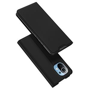 Dux Ducis Pro Serie Slim wallet hoes - Xiaomi Mi 11 - Zwart