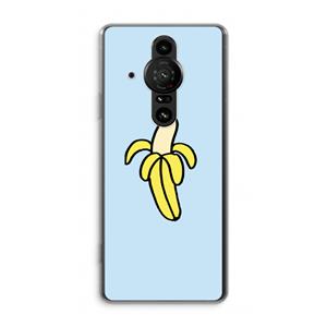 CaseCompany Banana: Sony Xperia Pro-I Transparant Hoesje
