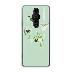 CaseCompany Hang In There: Sony Xperia Pro-I Transparant Hoesje