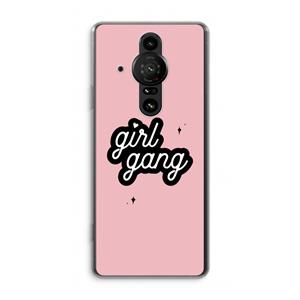 CaseCompany Girl Gang: Sony Xperia Pro-I Transparant Hoesje