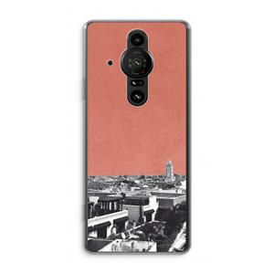 CaseCompany Marrakech Skyline : Sony Xperia Pro-I Transparant Hoesje