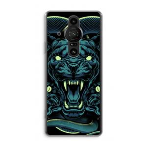 CaseCompany Cougar and Vipers: Sony Xperia Pro-I Transparant Hoesje