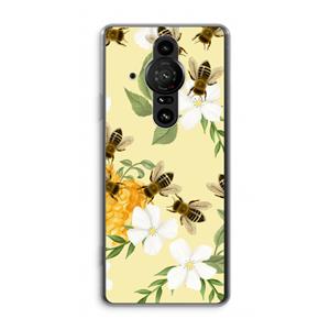 CaseCompany No flowers without bees: Sony Xperia Pro-I Transparant Hoesje