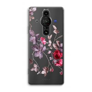 CaseCompany Mooie bloemen: Sony Xperia Pro-I Transparant Hoesje