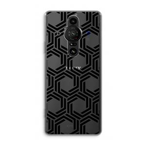 CaseCompany Geometrisch patroon: Sony Xperia Pro-I Transparant Hoesje