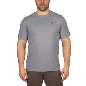 Milwaukee WWSSG-L | Warm weather short sleeve shirt grijs - 4933478196