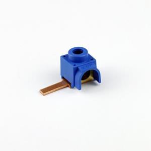 SEP Klem 1x25mm2 15mm pin, zijkant blauw