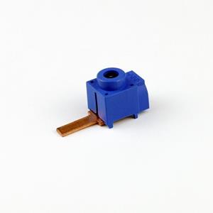 SEP Aansluitklem recht Max 25mm² 15mm pin blauw schroefaansluiting Max 80A