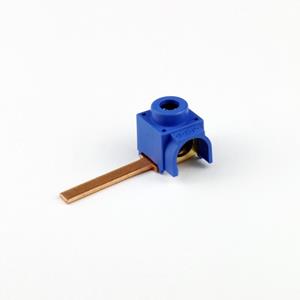SEP Klem 1x25mm2 27mm pin, zijkant blauw