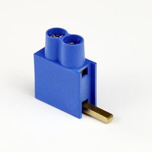 SEP Aansluitklem dubbel max 2x10mm² blauw laag  DTL 2115900541 voor automaten 9mm breed Max 63A