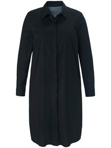 EMILIA LAY, Blusenkleid Cotton in schwarz, Kleider für Damen