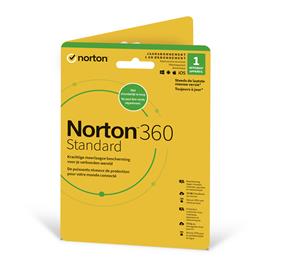 Norton 360 Standard - Inschrijfkaart (1 jaar)