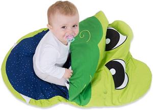 All Kids United Babyschlafsack »Kinder-Schlafsack aus Baumwolle« (ab 2 Jahren), Strampler Fußsack Kinderwagen Pucksack