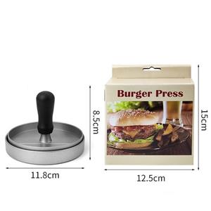 Housruse Burgerpresse Hamburger-Pressform, Antihaft-Hamburger-Pressform mit abnehmbarem, Griff Patty Making Tool Küchenzubehör, Burgerpresse