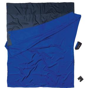 Cocoon 2 Color TravelSheet Doublesize Reiseschlafsack Doublesize 220 x 180 cm tuareg/ultramarine blue