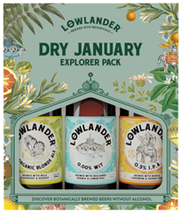 Lowlander Giftpack Dry January Alcoholvrij 3-bottles 3x33cl