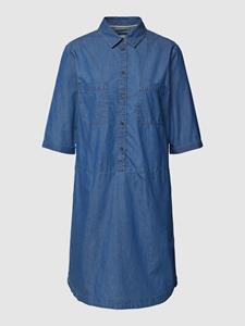 camel active Blusenkleid Denim-Kleid aus Organic Cotton (1-tlg)