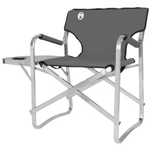 Coleman - Deck Chair with Table - Campingstuhl grau