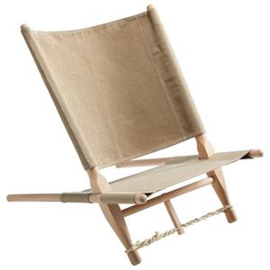 Nordisk - Moesgaard Wooden Chair - Campingstuhl beige