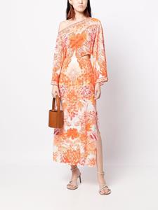 Camilla Asymmetrische jurk - Oranje