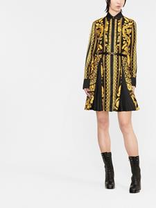 Versace Geplooide jurk - Geel