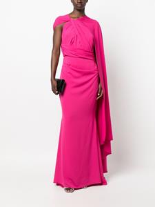 Talbot Runhof Mouwloze jurk - Roze