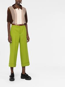 Gucci Cropped pantalon - Groen