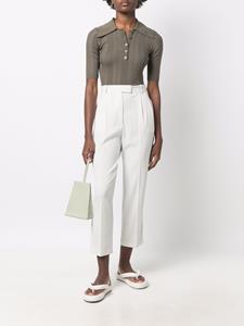 Patrizia Pepe Cropped broek - Grijs