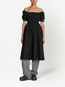 Proenza Schouler White Label Popeline jurk - Zwart