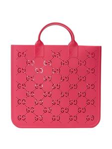 Gucci Kids Shopper met logoprint - Roze